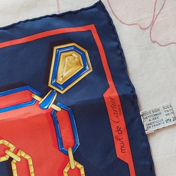 Cartier silk scarf - Picture 2 of 11